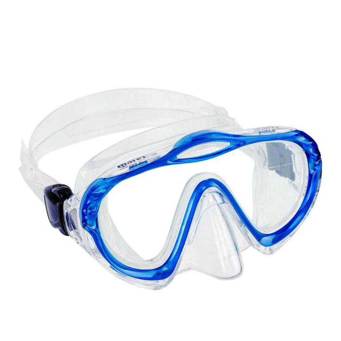 Maschera da snorkeling Sharky Bambini Reflex-Blu-Trasparente 4-7 anni Mares 411322BXRBLCL