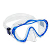Maschera da snorkeling Sharky Bambini Reflex-Blu-Trasparente 4-7 anni Mares 411322BXRBLCL