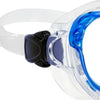 Maschera da snorkeling Sharky Bambini Reflex-Blu-Trasparente 4-7 anni Mares 411322BXRBLCL
