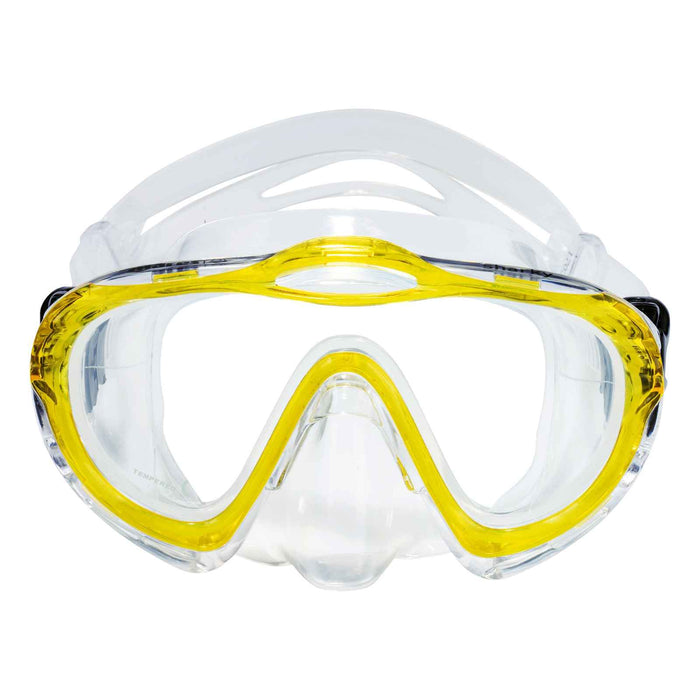 Maschera da snorkeling Sharky Bambini Reflex-Giallo-Trasparente 4-7 anni Mares 411322BXRYLCL