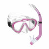Set snorkeling Sharky Bambini Reflex-Rosa-Trasparente 4-7 anni Mares 411729RPKCL