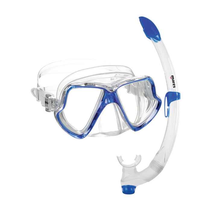 Set snorkeling Wahoo Reflex-Blu-Trasparente Mares 411745SFRBLCL