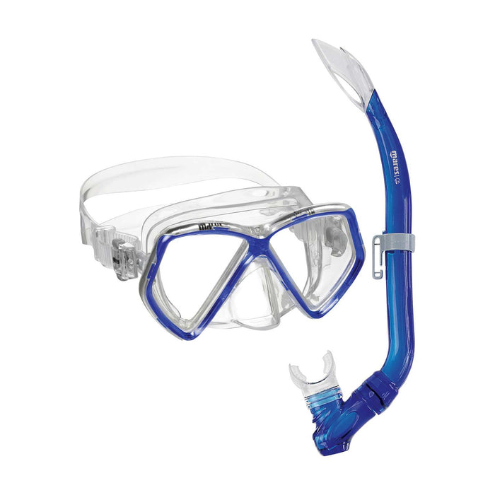 Set snorkeling Pirate Bambini Reflex-Blu-Trasparente 8-14 anni Mares 411757SFRBLCL