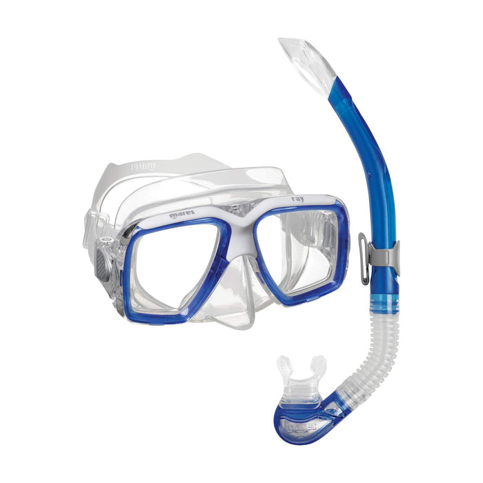 Set snorkeling Ray Blu-Bianco-Trasparente Mares 411759SFBLWCL