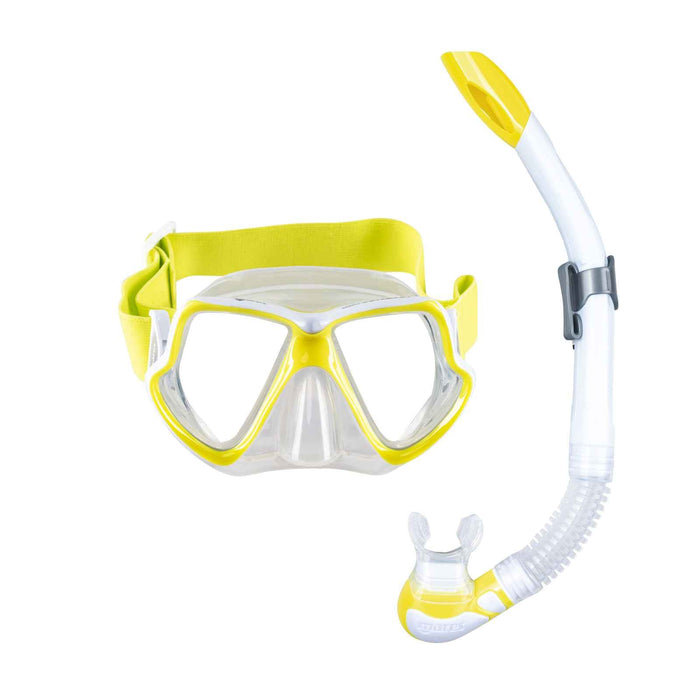 Snorkeling Combo Wahoo Neon Yellow-White-Clear Mares 411779BBYLWCL