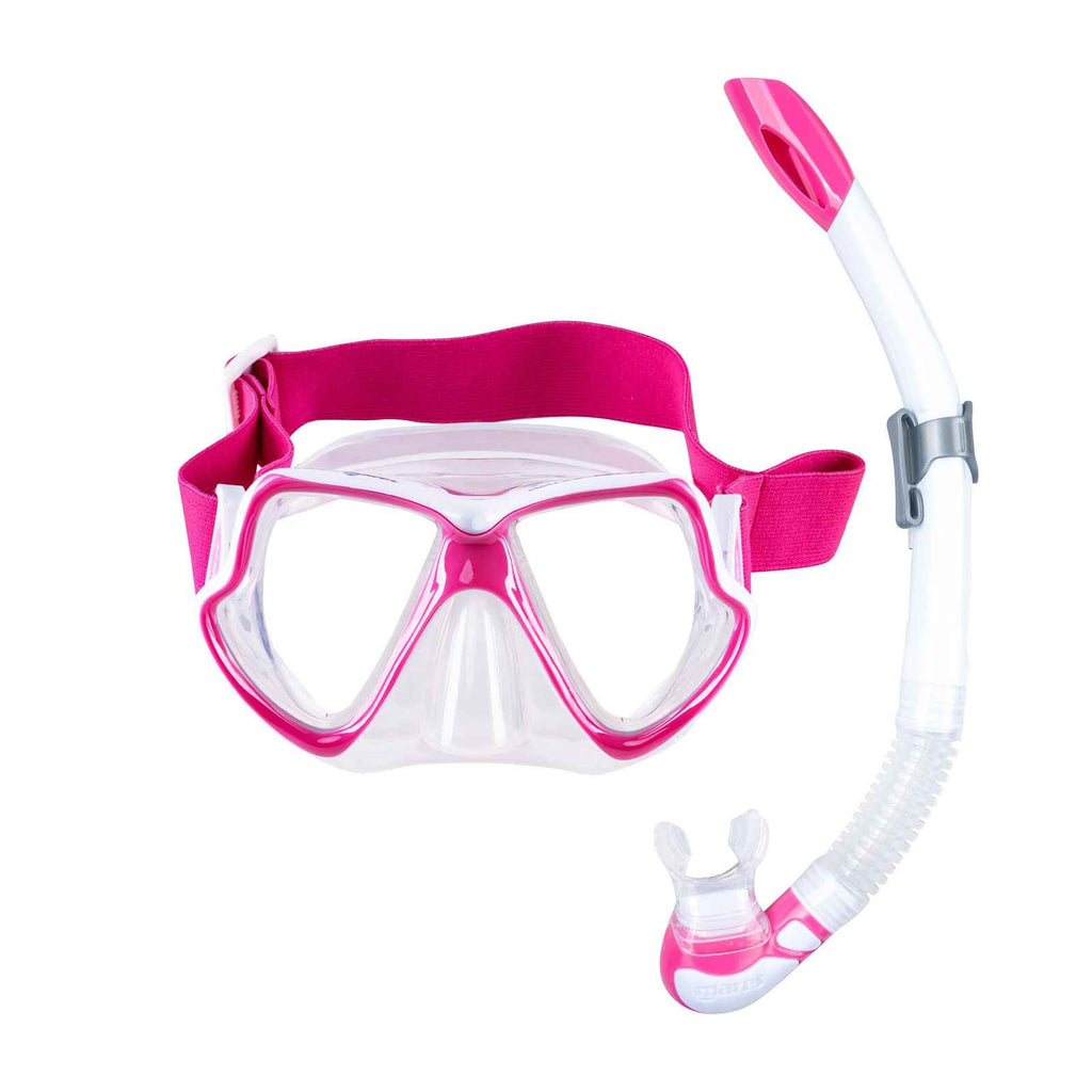 Set snorkeling Wahoo Neon Rosa-Bianco-Trasparente Mares 411779SFPKWCL