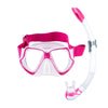 Set snorkeling Wahoo Neon Rosa-Bianco-Trasparente Mares 411779SFPKWCL