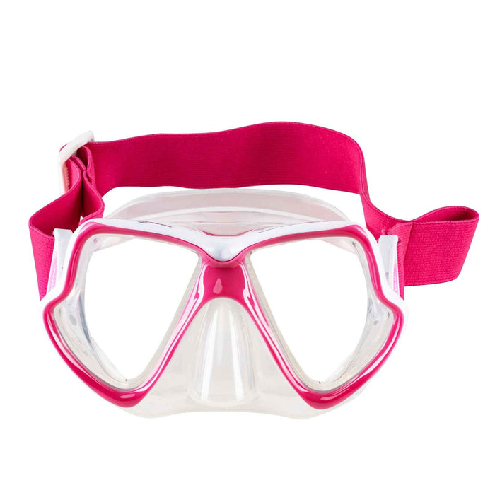 Set snorkeling Wahoo Neon Rosa-Bianco-Trasparente Mares 411779SFPKWCL