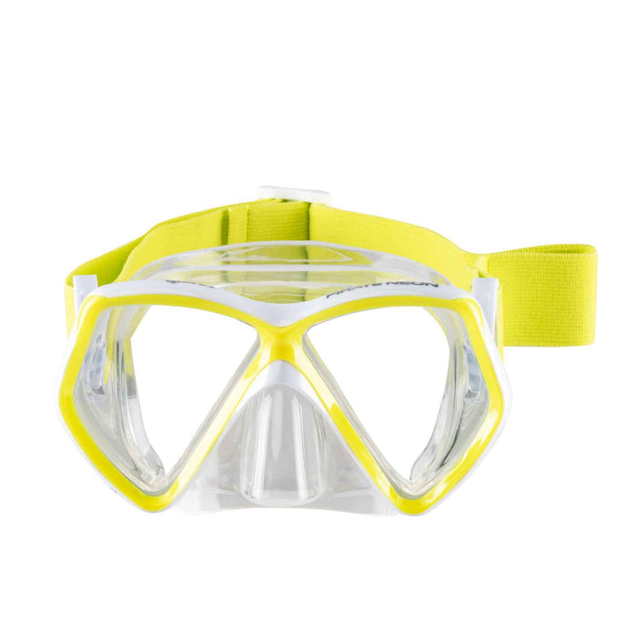 Snorkeling Combo Pirate Neon Kids Yellow-White-Clear 8-14 Years Mares 411788SFYLWCL