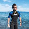 Set snorkeling Trygon Giallo-Nero Mares 411792YLBK