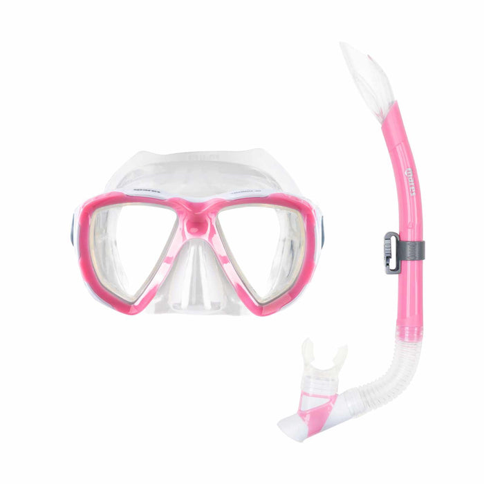 Set snorkeling Trygon Bambini Rosa-Bianco-Trasparente 8-14 anni Mares 411794PKWCL