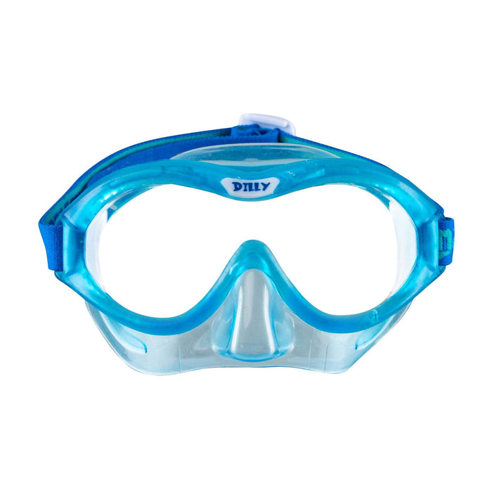 Combo de snorkel Dilly Niños Azul-Aqua 4-7 años Mares 411795GUBLAQ