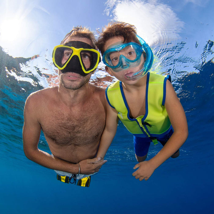 Combo de snorkel Dilly Niños Azul-Aqua 4-7 años Mares 411795GUBLAQ
