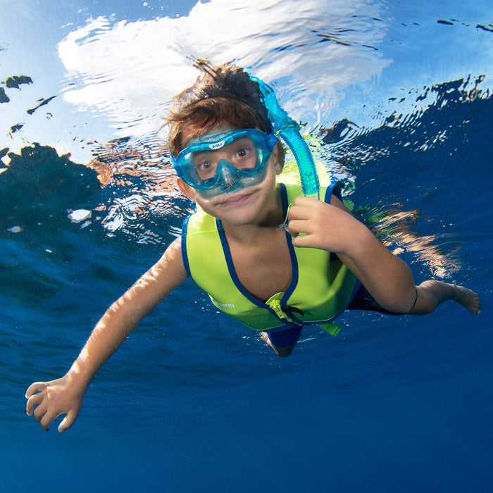 Combo de snorkel Dilly Niños Azul-Aqua 4-7 años Mares 411795GUBLAQ