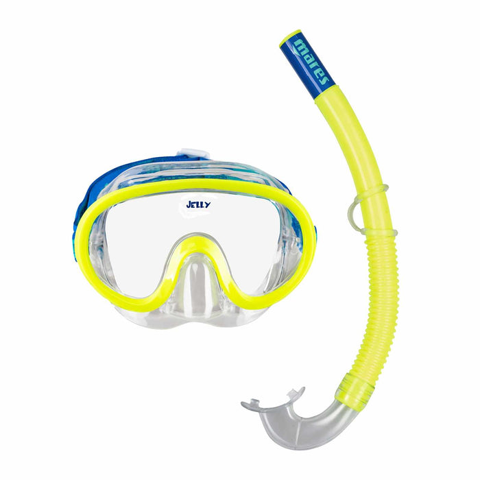 Snorkeling Combo Jelly Kids Lima-Blue-Clear 4-7 Years Mares 411797GULMBCL
