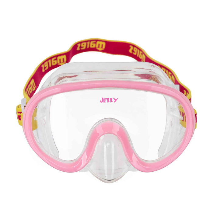 Set snorkeling Jelly Kids rosa-giallo-trasparente 4-7 anni Mares 411797GUPKYCL