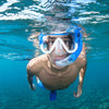 Set snorkeling Keewee Blu-Bianco-Trasparente Mares 411810SFBLWCL