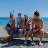Set snorkeling Keewee Acqua-Bianco-Trasparente Mares 411810SFMTWCL