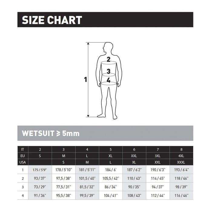 Full Wetsuit Flexa Graphene Man 7mm XL-S6 Mares 412078S6