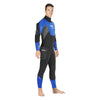 Full Wetsuit Ice Skin Man 7mm Black-Blue Size 3-M Mares 412102S3