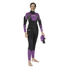 Nassanzug Ice Skin Damen 7 mm Schwarz-Pink Größe 2-S Mares 412103S2