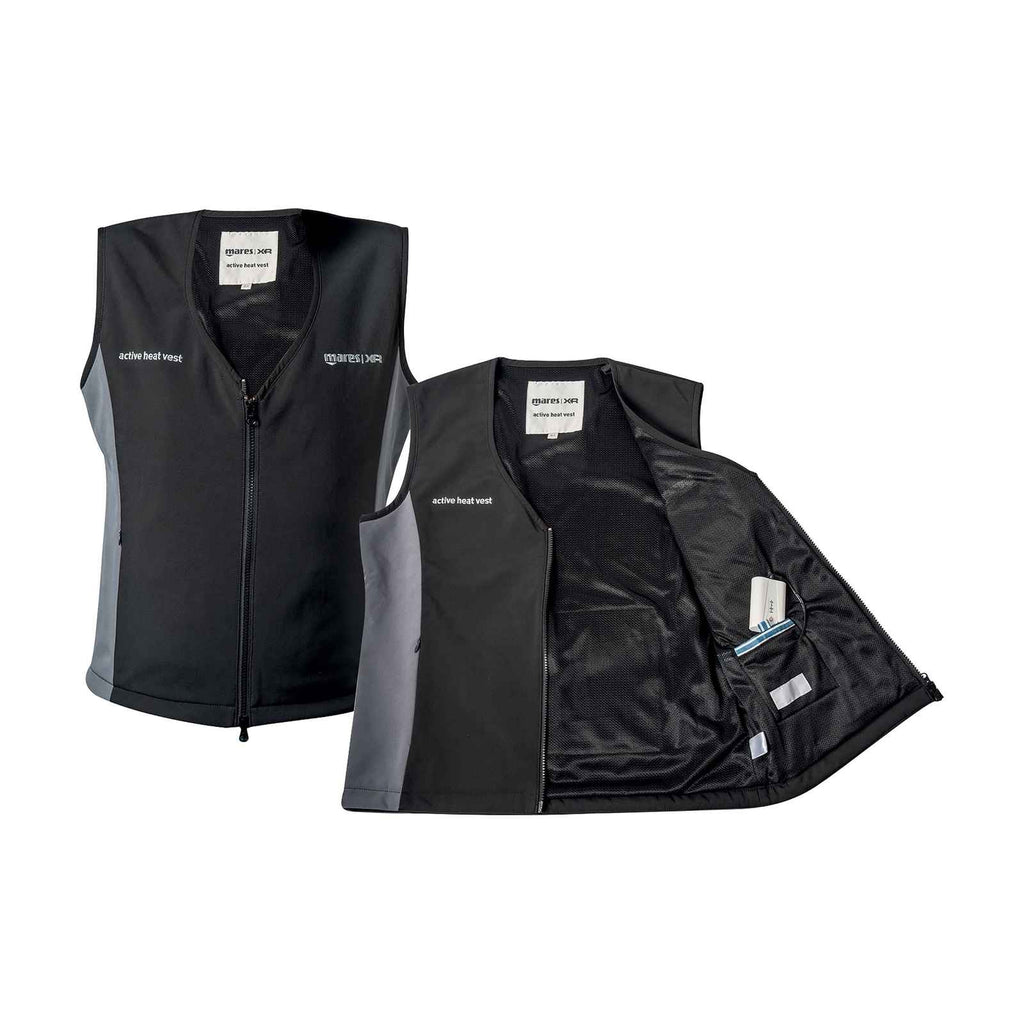 Gilet chauffant Active Noir-Gris L Mares 412146L