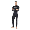 Top sottomuta strato base nero-bianco L Mares 412173L