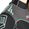 Muta intera Evolution Donna 5 mm Nero-Azzurro chiaro M-Long Mares 4121773L