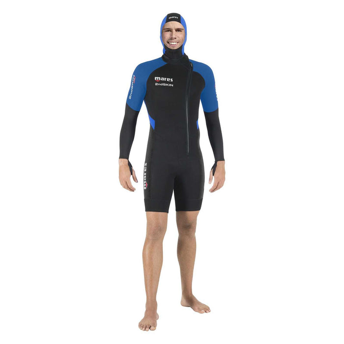 Shorty 2nd Skin homme noir-bleu taille 6-XL Mares 412371S6