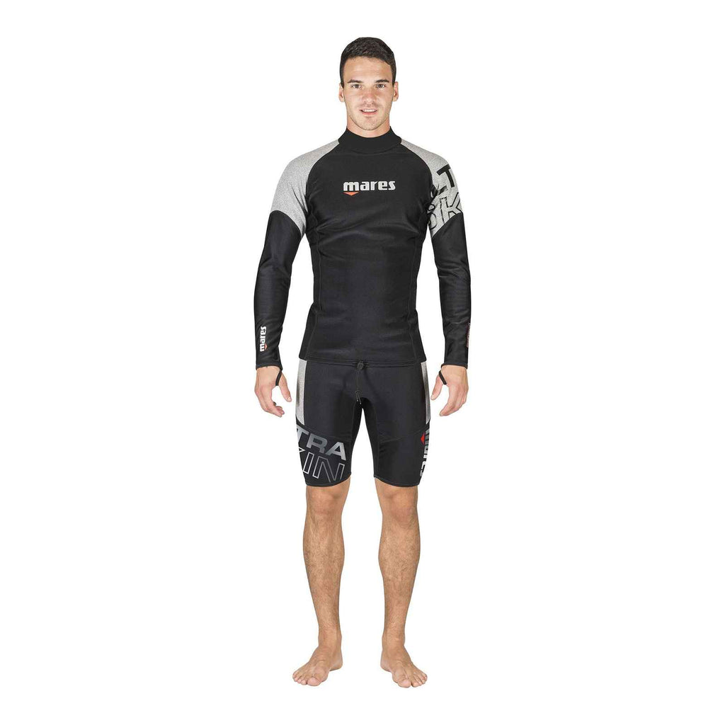 Diving Undersuit Ultraskin Long Sleeve Man Black-Grey XXXL Mares 4123893XL