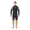 Sottomuta Ultraskin a maniche lunghe uomo nero-grigio M Mares 412389M