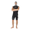 Sottotuta da immersione Ultraskin smanicato con cappuccio Uomo Nero-Grigio XXXL Mares 412391-3XL