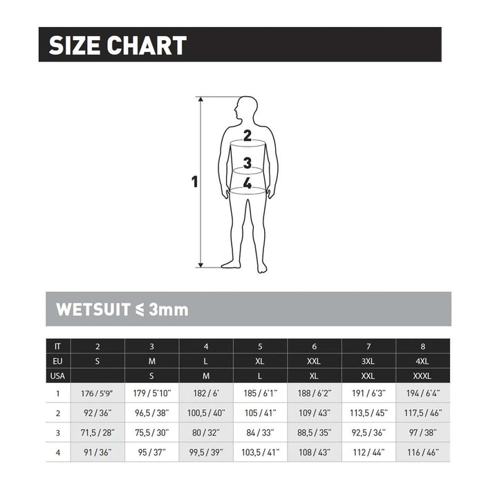 Sottotuta da immersione Ultraskin smanicato con cappuccio Uomo Nero-Grigio XXXL Mares 412391-3XL