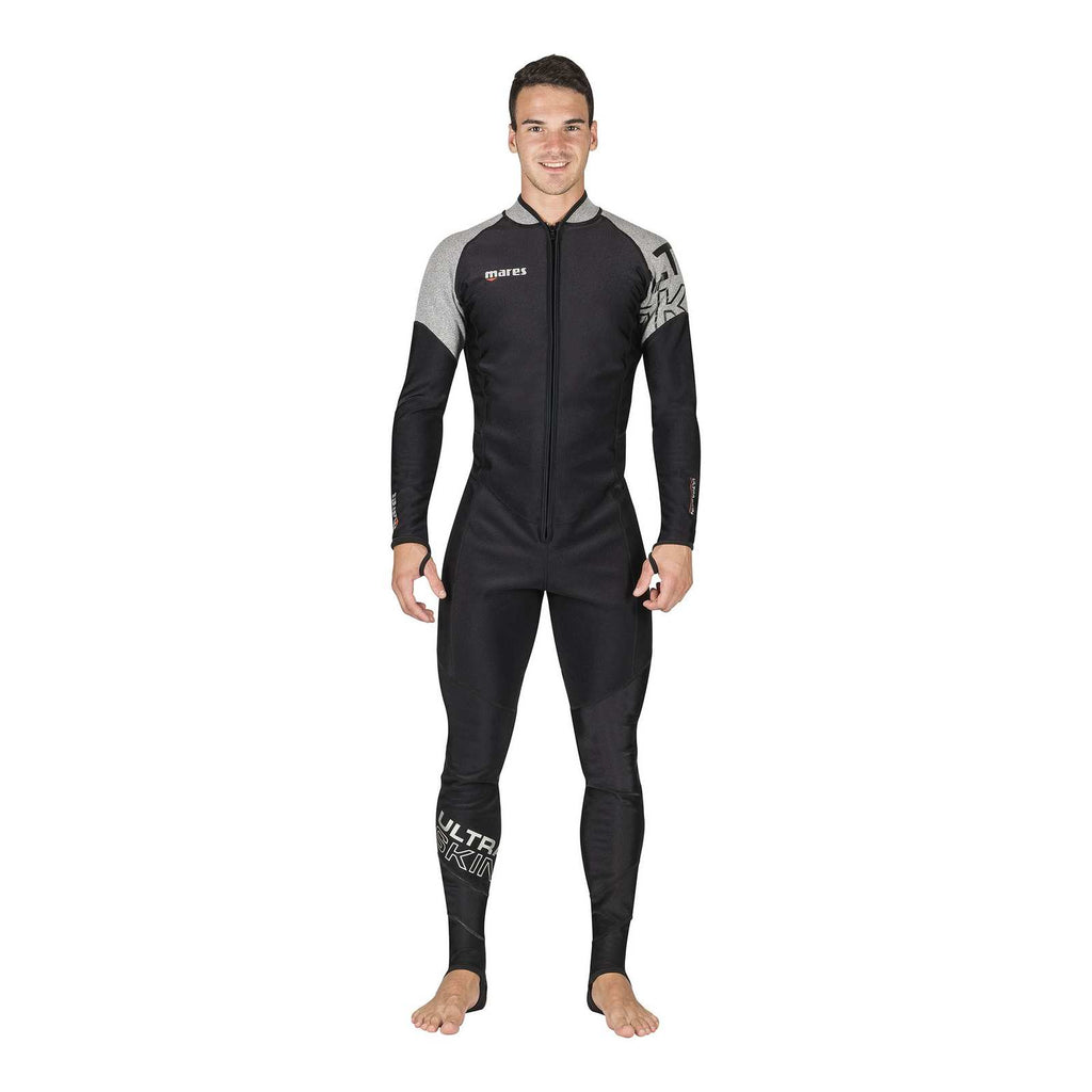 Sottotuta da immersione Ultraskin monopezzo Uomo Nero-Grigio S Mares 412394S