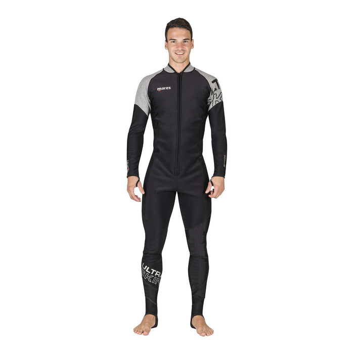 Sottotuta da immersione Ultraskin monopezzo Uomo Nero-Grigio S Mares 412394S