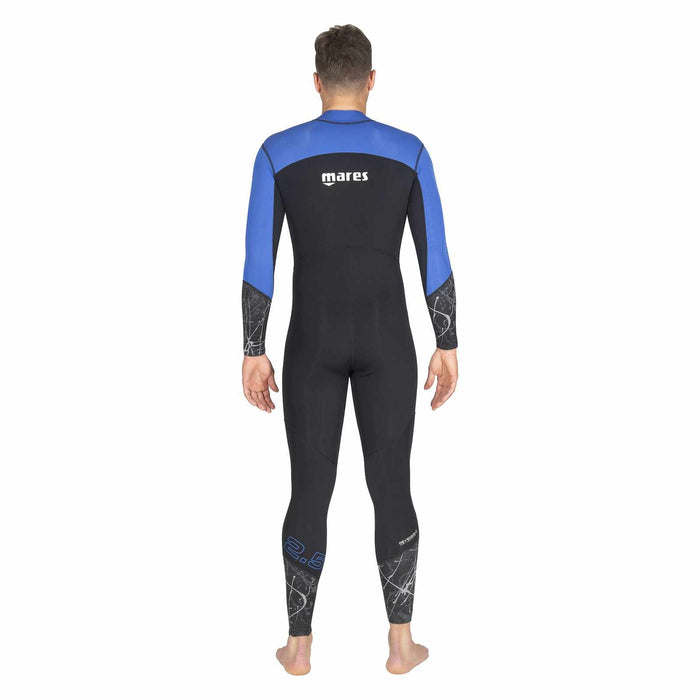 Combinaison intégrale Switch Homme 2,5 mm Noir-Bleu Taille 4-ML Mares 412428S4