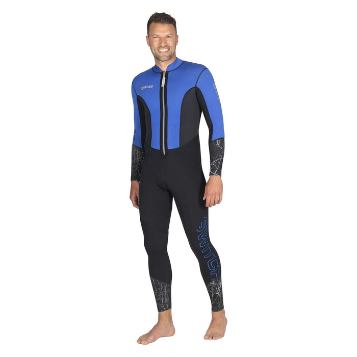 Full Wetsuit Switch Man 2,5mm Black-Blue Size 8-XXXL Mares 412428S8