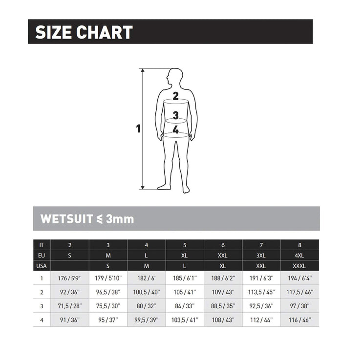 Full Wetsuit Switch Man 2,5mm Black-Blue Size 8-XXXL Mares 412428S8