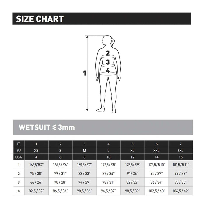 Full Wetsuit Switch Woman 2,5mm Black-Lilac Size 3-M Mares 412429S3