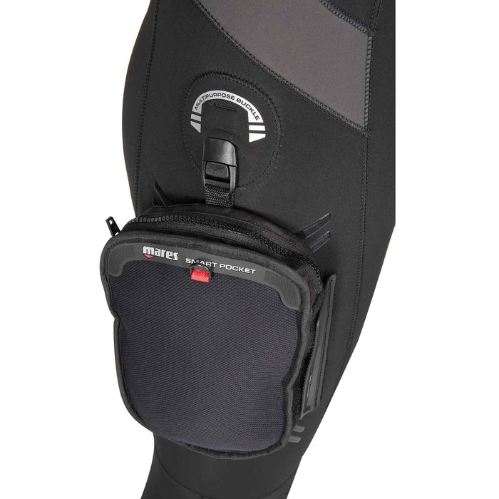Full Wetsuit Flexa Man 8-6mm Black-Grey ML-Double-Wide Mares 4124314W