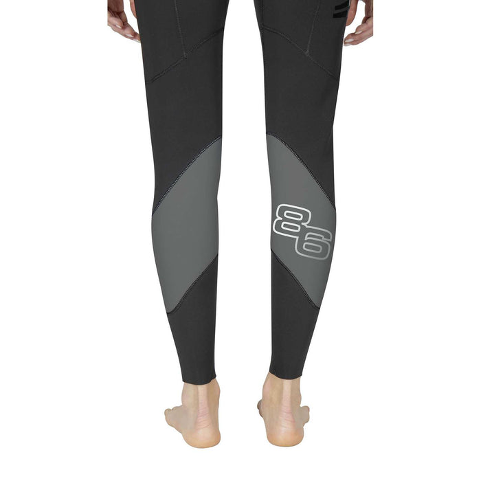 Muta intera Flexa Donna 8-6mm Nero-Grigio L-Lunga Mares 4124325L