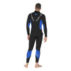 Muta intera Flexa Uomo 5-4mm Nero-Blu M-Lunga Mares 4124333L