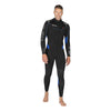 Full Wetsuit Flexa Man 5-4mm Black-Blue ML-Long Mares 4124334L