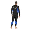 Full Wetsuit Flexa Man 5-4mm Black-Blue L-Long Mares 4124335L