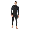 Full Wetsuit Flexa Man 5-4mm Black-Blue L-Double-Wide Mares 4124335W