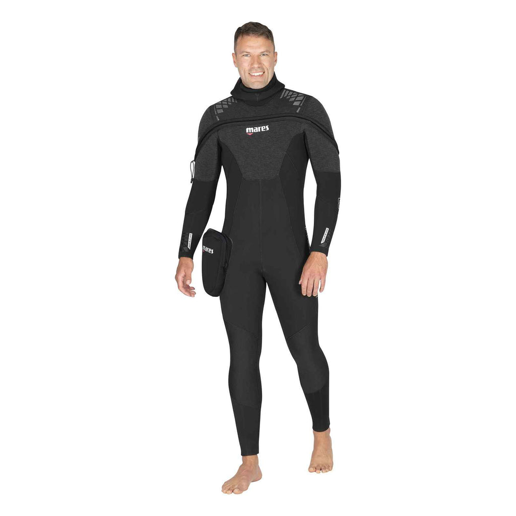 Combinaison intégrale Pro Therm Homme 8-7 mm Noir Taille 7-XXL Mares 412437S7