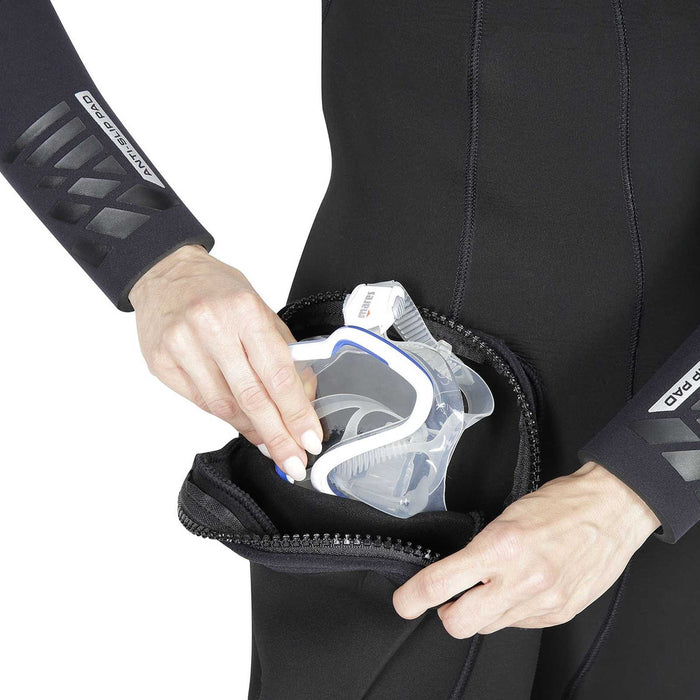 Full Wetsuit Pro Therm Woman 8-7mm Black S-Long Mares 4124382L