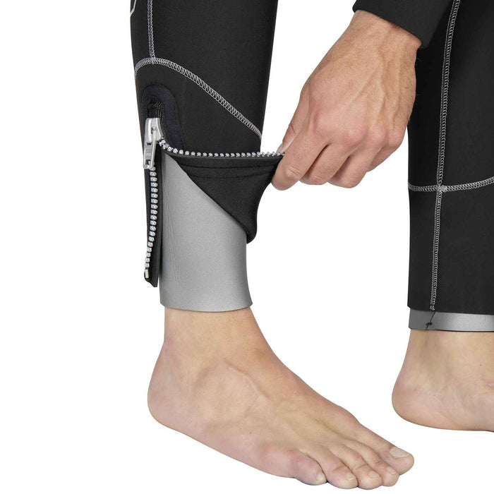 Combinaison humide intégrale Evolution Homme 7 mm Noir-Gris Taille 6-XL Mares 412439S6