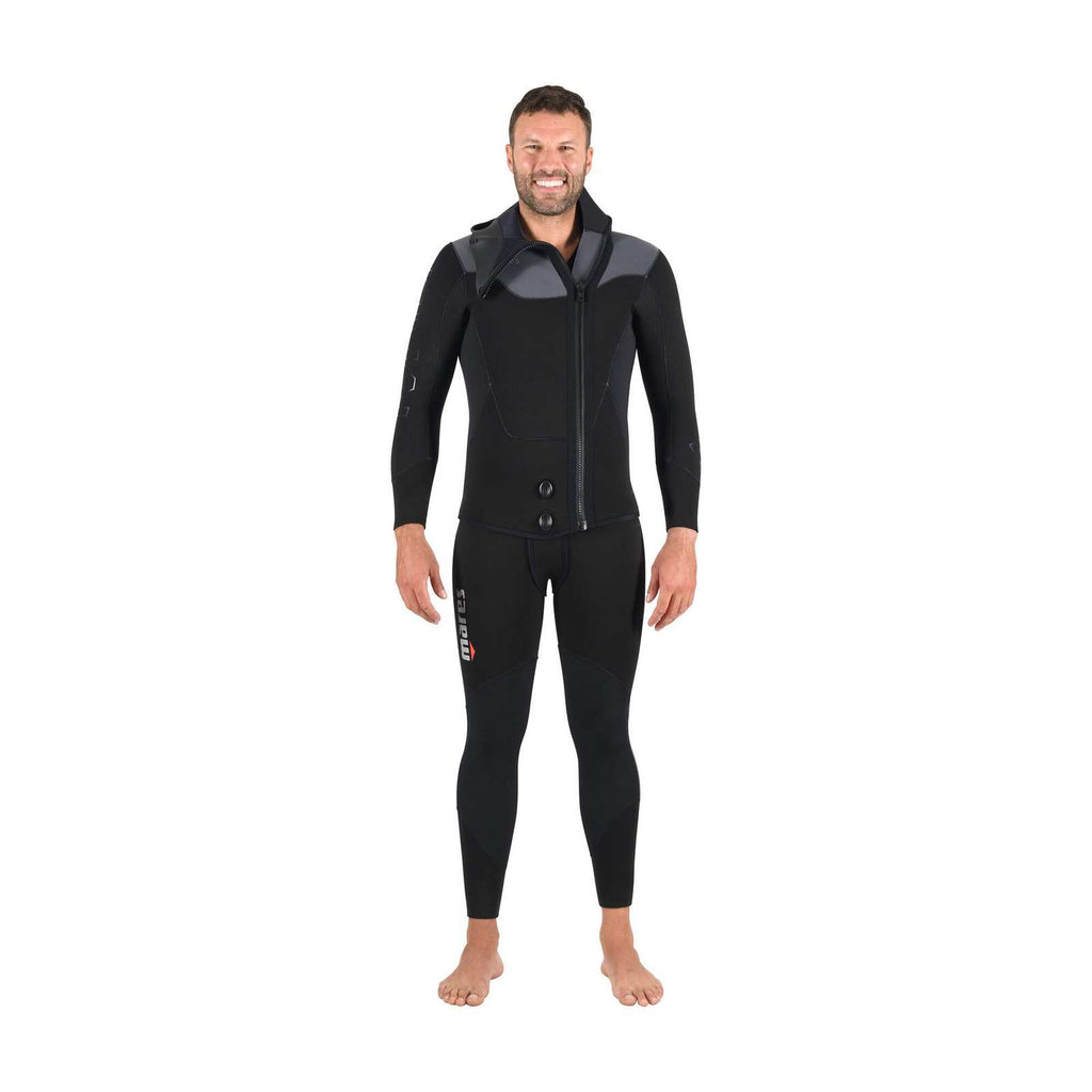 Combinaison intégrale Dual Homme 5 mm Noir-Gris Taille 2-S Mares 412443BKS2