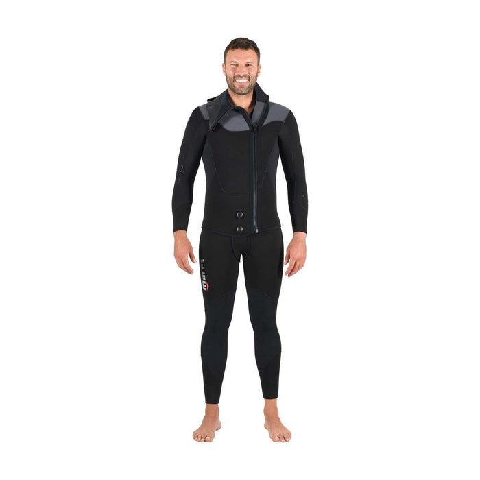 Combinaison intégrale Dual Homme 5 mm Noir-Gris Taille 5-L Mares 412443BKS5